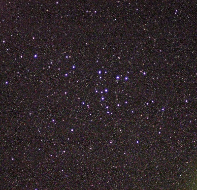Melotte 111 The Coma Star Cluster imaged from the International Space Station (ISS) (credit:- Donald R. Pettit/NASA)