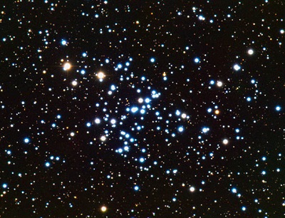 M93 Open Cluster (credit:- David Malin/Australian Astronomical Obs.)