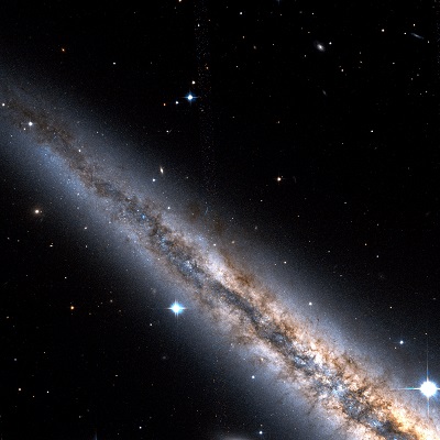 NGC 891 (credit:- NASA, ESA, and The Hubble Heritage Team)
