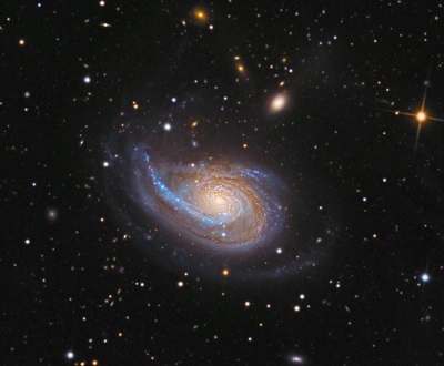 NGC 772 Unbarred Spiral Galaxy (credit:- Stephen Leshin - sleshin.startlogic.com)