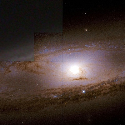 Messier 65 spiral galaxy by the Hubble Space Telescope (credit:- NASA/ESA/The Hubble Heritage Team STScI/AURA)