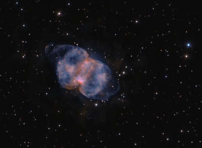 M76 The Little Dumbbell Nebula (credit:- Ken Crawford (Rancho Del Sol Obs.))